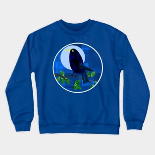 Blackbird at Night Crewneck Sweatshirt